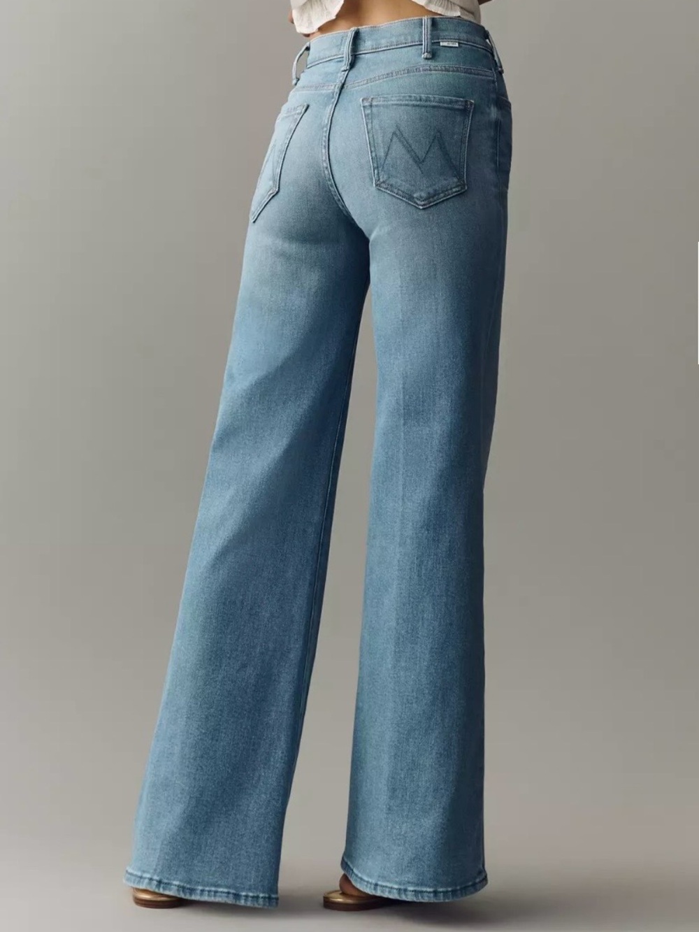 MOTHER THE HUSTLER ROLLER SNEAK LIGHT BLUE SIZE 26 JEAN BRAND NEW